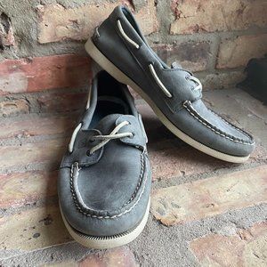 Sperry Topsider Authentic Original Cross Lace Leather Boat Shoe